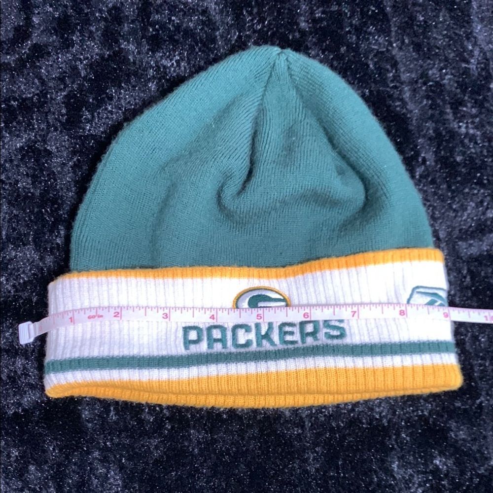Green Bay Packers Knit Beanie - Green and White Football Sportswear Wisconsin - Picture 7 of 7